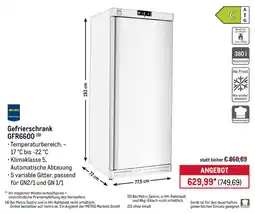 METRO Gefrierschrank GFR6600 Angebot