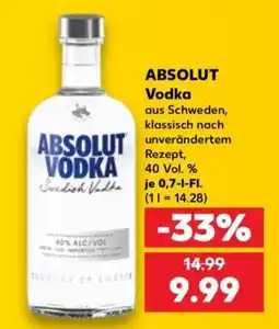 Kaufland ABSOLUT Vodka Angebot