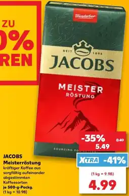 Kaufland Jacobs Meisterrostung Angebot