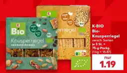 Kaufland K-BIO Bio-Knusperriegel Angebot