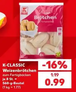 Kaufland K-CLASSIC Weizenbrötchen Angebot