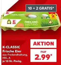 Kaufland K-CLASSIC Frische Eier Angebot
