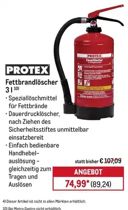 METRO PROTEX Fettbrandlöscher Angebot