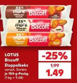 Kaufland LOTUS Biscoff Doppelkeks Angebot