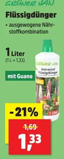 Thomas Philipps Grüner Jan Flüssigdünger Angebot
