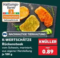 Kaufland K-WERTSCHÄTZE Rückensteak Angebot