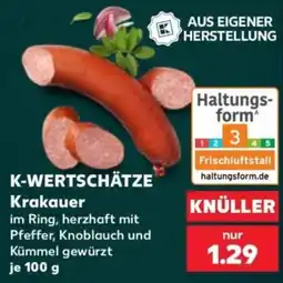 Kaufland K-WERTSCHÄTZE Krakauer Angebot