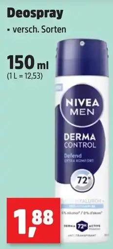 Thomas Philipps NIVEA MEN Deospray Angebot