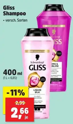 Thomas Philipps Schwarzkopf GLISS Liquid Silk Glanz-Shampoo Angebot