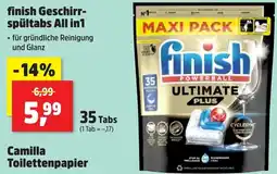 Thomas Philipps finish Geschirrspültabs All in 1 Angebot