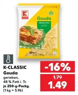 Kaufland K-CLASSIC Gouda gerieben Angebot