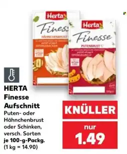 Kaufland HERTA Finesse Aufschnitt Angebot