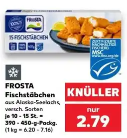 Kaufland FROSTA Fischstäbchen Angebot