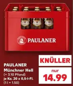 Kaufland PAULANER Münchner Hell Angebot