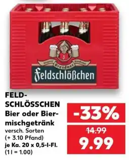 Kaufland Feldschlößchen Bier oder Biermischgetränk Angebot