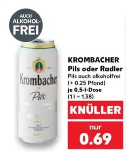 Kaufland Krombacher Pils Angebot