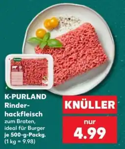 Kaufland K-PURLAND Rinderhackfleisch Angebot