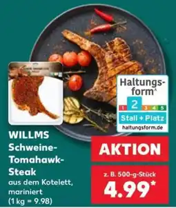 Kaufland WILLMS Schweine-Tomahawk-Steak Angebot