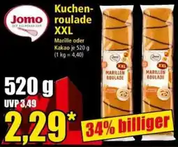 Norma Jomo Kuchenroulade XXL Angebot