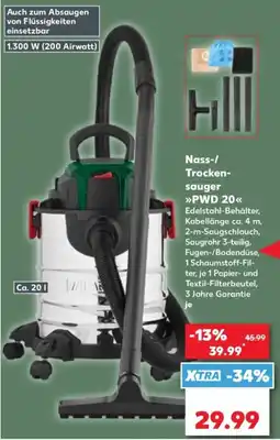 Kaufland Nass-/Trocken-sauger »PWD 20« Angebot