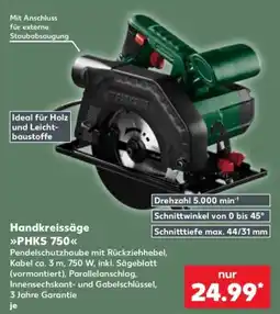 Kaufland Handkreissäge »PHKS 750« Angebot