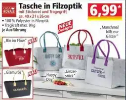 Norma Tasche in Filzoptik Angebot
