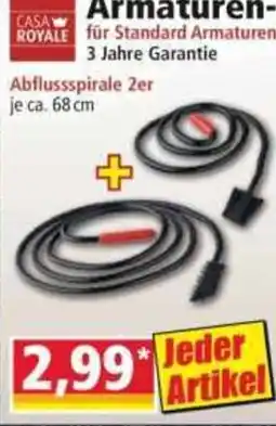 Norma CASA ROYALE Armaturen- für Standard Armaturen Angebot