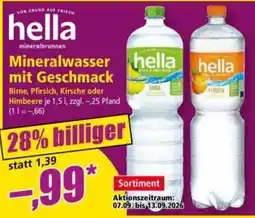 Norma hella Mineralwasser mit Geschmack Angebot