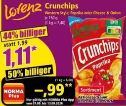 Norma Lorenz Crunchips Angebot