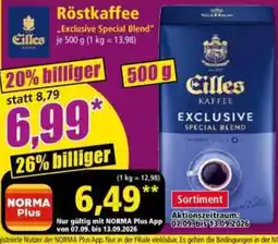Norma Eilles Kaffee Exclusive Special Blend Angebot
