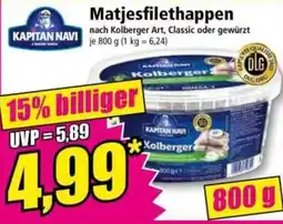 Norma Matjesfilethappen Kapitan Navi nach Kolberger Art Classic oder gewürzt Angebot
