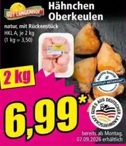 Norma GUT LANGENHOF Hähnchen Oberkeulen Angebot