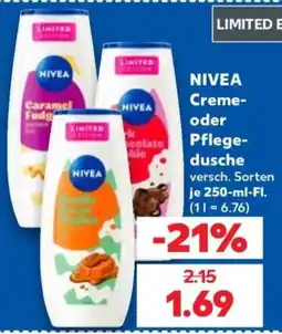 Kaufland NIVEA Creme-oder Pflegedusche Angebot