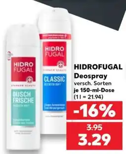 Kaufland HIDROFUGAL Deospray Angebot
