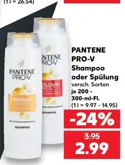Kaufland PANTENE PRO-V Shampoo oder Spülung Angebot