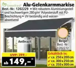 Norma GreenYard Alu-Gelenkarmmarkise Angebot