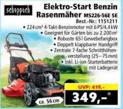 Norma Elektro-Start Benzin Rasenmäher MS226-56E SE Angebot