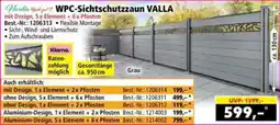 Norma WPC-Sichtschutzzaun VALLA Angebot