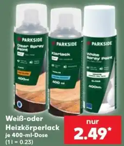 Kaufland PARKSIDE Heizkörperlack Angebot
