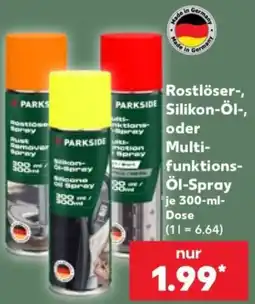 Kaufland PARKSIDE Rostlöser-, Silikon-Öl-, oder Multi-funktions-Öl-Spray Angebot