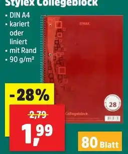 Thomas Philipps Stylex Collegeblock Angebot