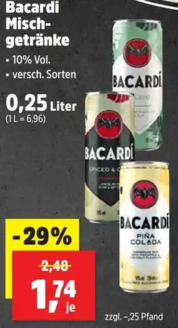 Thomas Philipps Bacardi Mischgetränke Angebot