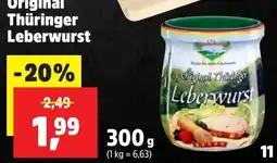 Thomas Philipps Original Thüringer Leberwurst Angebot
