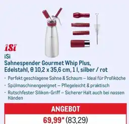METRO iSi Sahnespender Gourmet Whip Plus Angebot