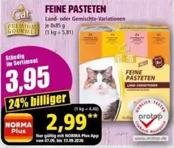 Norma Cat Premium Gourmet Feine Pasteten Angebot