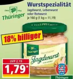 Norma Thüringer Jagdwurst Angebot