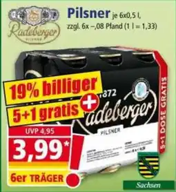 Norma Pilsner Radeberger Angebot