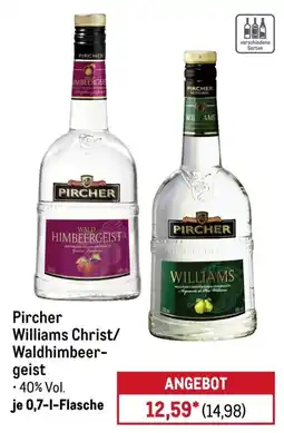 METRO Pircher Williams Christ/Waldhimbeer-geist Angebot