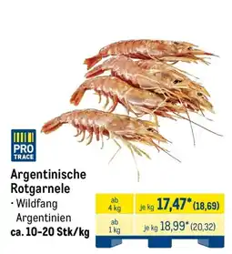 METRO PRO TRACE Argentinische Rotgarnele Angebot