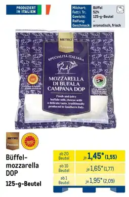 METRO Büffel-mozzarella DOP Angebot